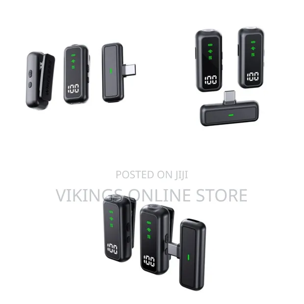 AI Noise Reduction Lavalier Wireless Microphone System - 1