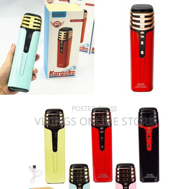 Wster WS-838 Wireless Bluetooth Karaoke Microphone - 1