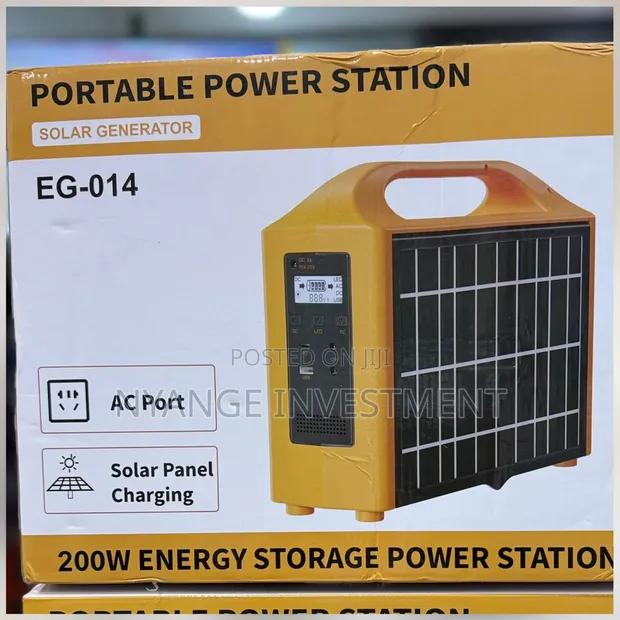 EG-014 200W Portable Power Station Solar Generator - 1