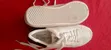White Canvas Trainers - Size 42 - 2