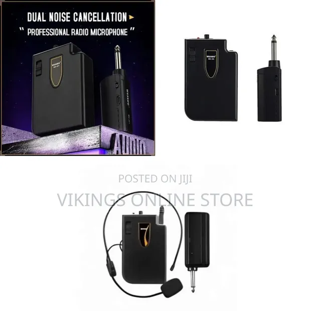 Weisre MG-201 Wireless Headset & Lapel Microphone System - 1