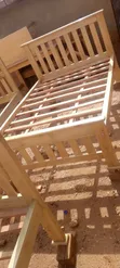 4x6 Bed Frame with Shining Varnish - 2