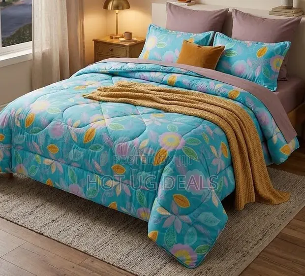 5x6 Grace Textile Duvet Set with Bedsheet & 2 Pillowcases - 1