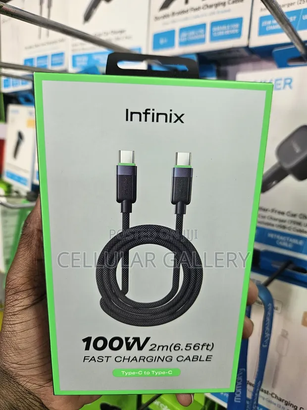 Infinix Type-C to Type-C 100W Fast Charging Cable 2m - 1