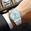 Binbond Men's Modern Wristwatch - Silver - 2