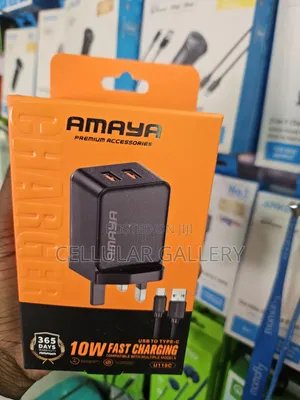 Amaya 10W Fast Charging Type-C Charger (2 Ports)