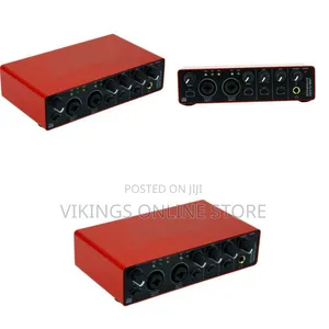 2x2 USB Audio Interface with Dual XLR/TRS Combo Inputs & 48V Phantom Power