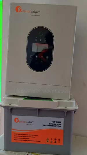 1.28kWh Lithium Battery & 1kVA Hybrid Inverter