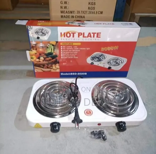 Double Coil Electric Hot Plate Cooker - 1