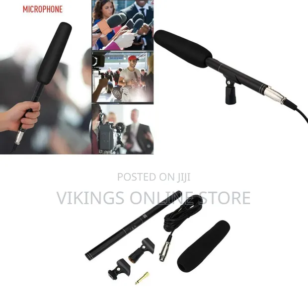 Professional Unidirectional Condenser Shotgun Microphone Kit - 1