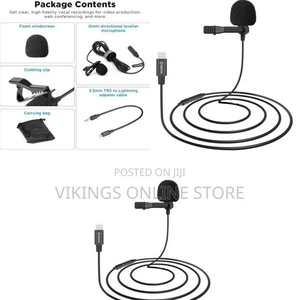 BOYA BY-M100 Digital Lavalier Microphone - 1