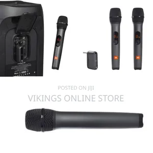 JBL PartyBox Wireless Microphone with Built-in Foam Windscreen