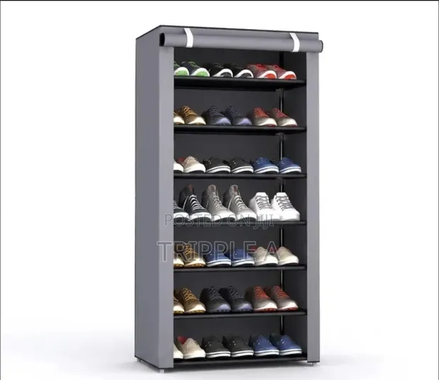 Multi-Tier Shoe Cabinet - 1