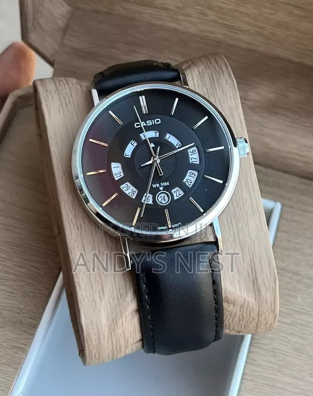 Unisex Casio Leather Watch - 1