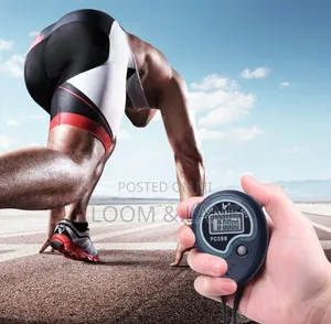 2-in-1 PC396 Digital Sports Stopwatch Timer with Whistle