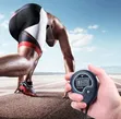 2-in-1 PC396 Digital Sports Stopwatch Timer with Whistle - 1
