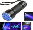 21-LED Ultraviolet Counterfeit Detector Flashlight - 5