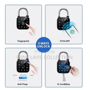 Smart Fingerprint and Password Padlock