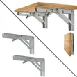 18" Heavy-Duty Folding Shelf Brackets - 2