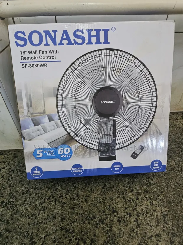Sonashi 16" Wall Fan with Remote (SF-8080WR) - 1