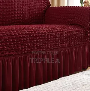 3-Piece 2-Piece 1-Piece Wine Red Six-Seater Elastic Sofa Covers