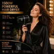 Panda 1800W Professional Hair Dryer - Black - 1