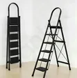 6-Step Foldable Aluminium Ladder with Anti-Skid Steps - 1