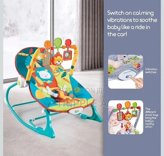 3-in-1 Baby Rocker, Bouncer & Cradle - 1