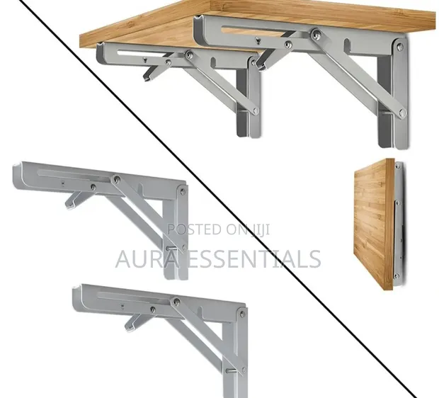 18" Heavy-Duty Folding Shelf Brackets - 1