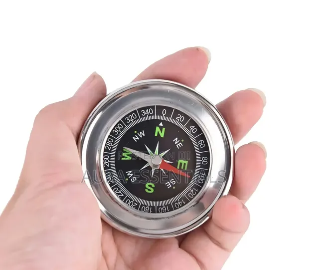 Portable Metal Pocket Magnetic Compass - 1