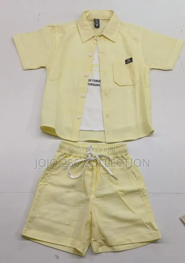 Kids Linen Outfits - Brand New - 1