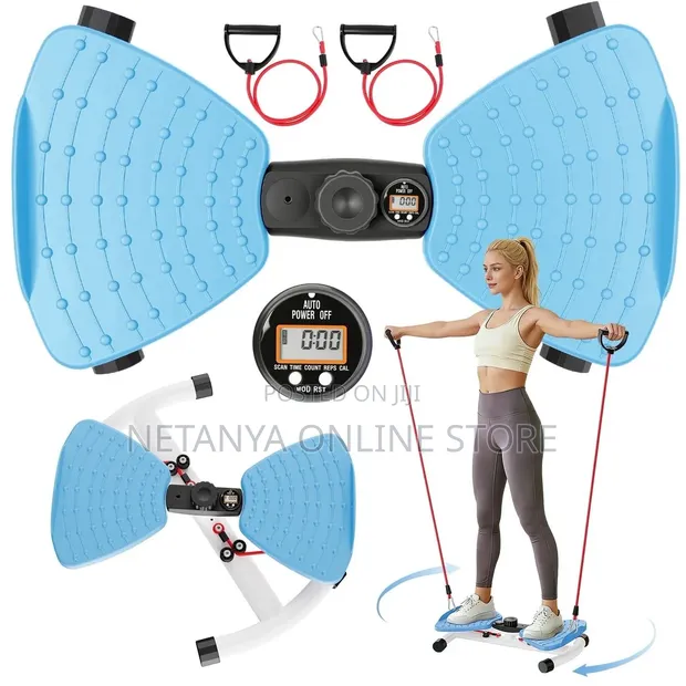 Brand New Waist Twisting Machine with Resistance Belts - 1