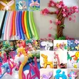 100 Pcs Pipe Balloons with Hand Pump - 2