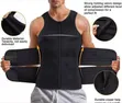 Men's Zipper Waist Trainer Vest - Neoprene Body Shaper L - 1
