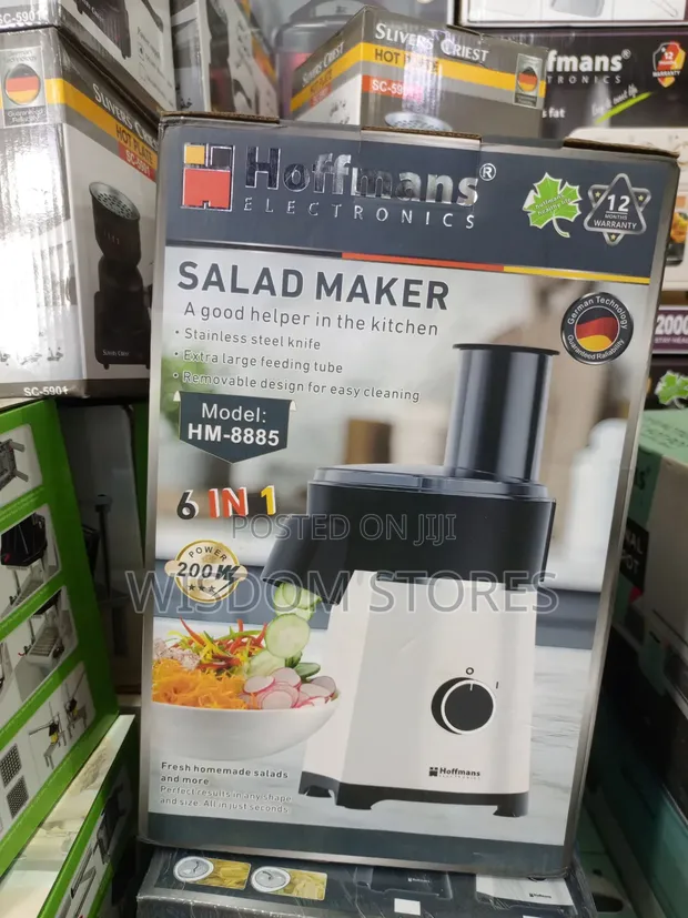 Hoffmans HM-8885 6-in-1 Salad Maker, 200W - 1