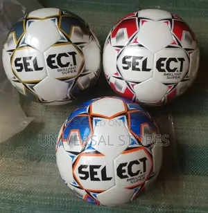 Original Select Leather Football - White/Multicolor