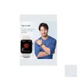 KW27 Max Square-Dial Bluetooth Smartwatch - Black Silicone - 2