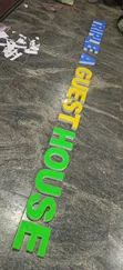 3D Colored Letters with LED Lights - 1