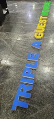 3D Colored Letters with LED Lights - 2