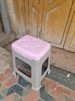 Brand New Cushioned Plastic Stools