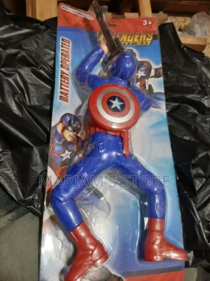 Crawling Captain America & Spider-Man Action Figures