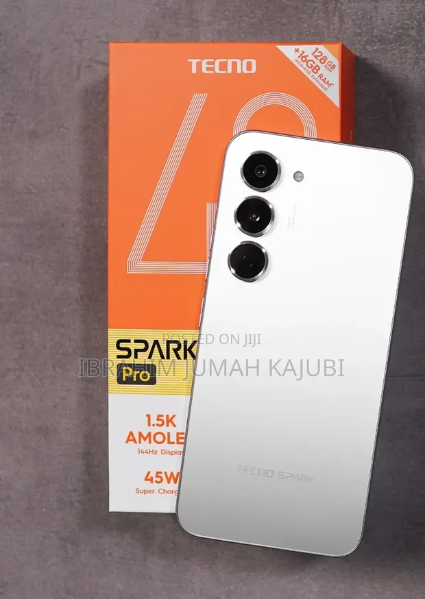 New Tecno Spark 40 Pro 128GB Silver - 1
