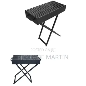 Medium Outdoor Charcoal BBQ Grill 30x60cm