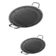 Outdoor Baking Tray Frying Pan BBQ Grill with Stainless Steel Handle - 1