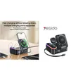 65W 8-in-1 Magnetic Wireless Charging Station with Digital Clock - 2