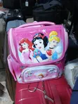 Glossy Pink Children's School Backpack with 3D Graphics - 1