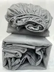 4pcs 6x6 Fitted Bedsheet Set (1 Flat, 1 Fitted, 2 Pillowcases) - 1
