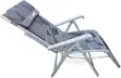 Folding Zero Gravity Reclining Lounge Chair & Bed with Cushion - 2