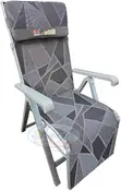 Folding Zero Gravity Reclining Lounge Chair & Bed with Cushion - 3