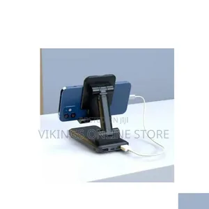 Multi-Function Power Bank with Adjustable Folding Stand